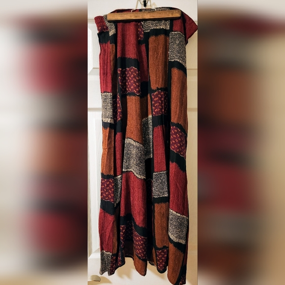 Flowing Geometric Summer Skirt - Picture 5 of 5